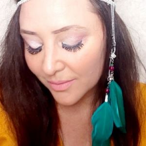 Custom Handmade Feather Hair Roach Clips